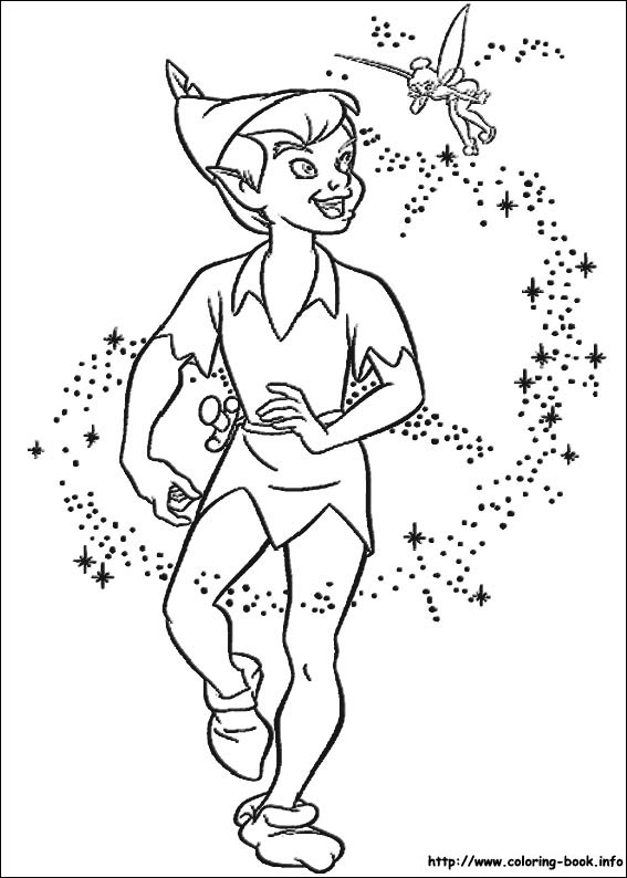 Peter Pan coloring picture